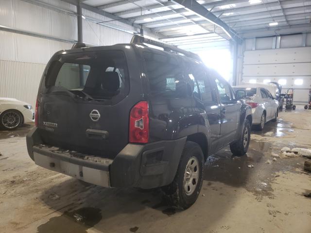 5N1AN0NU3DN823883 - 2013 NISSAN XTERRA X GRAY photo 4