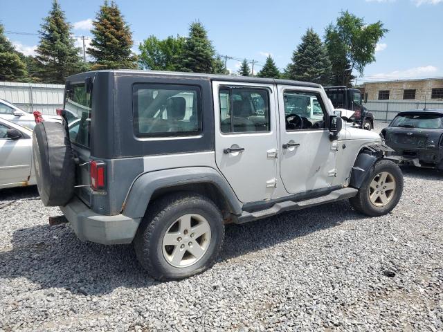 1J4BZ3H10AL120307 - 2010 JEEP WRANGLER UNLIMITED SPORT SILVER photo 3