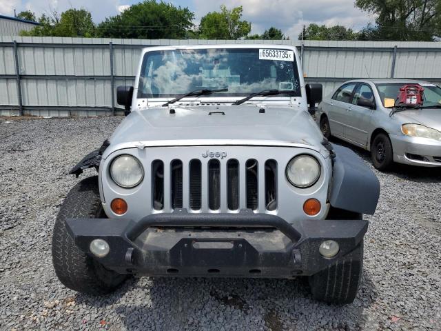 1J4BZ3H10AL120307 - 2010 JEEP WRANGLER UNLIMITED SPORT SILVER photo 5