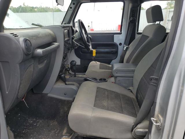 1J4BZ3H10AL120307 - 2010 JEEP WRANGLER UNLIMITED SPORT SILVER photo 7