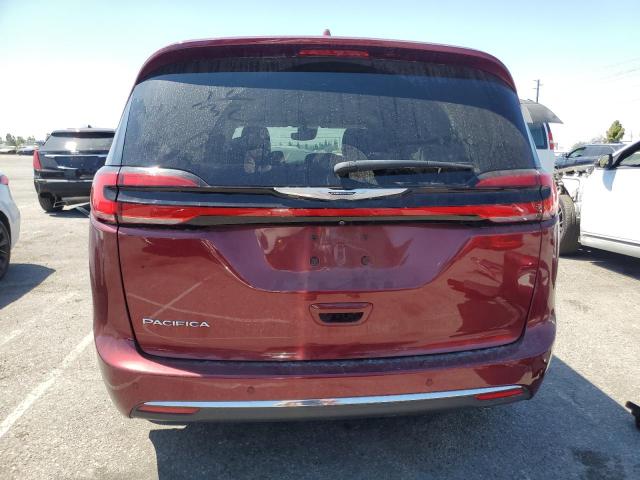 2C4RC1BG5NR187604 - 2022 CHRYSLER PACIFICA TOURING L MAROON photo 6