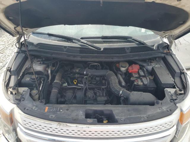 1FM5K7F98DGB52454 - 2013 FORD EXPLORER LIMITED თეთრი ფოტო 12