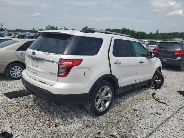 1FM5K7F98DGB52454 - 2013 FORD EXPLORER LIMITED თეთრი ფოტო 3