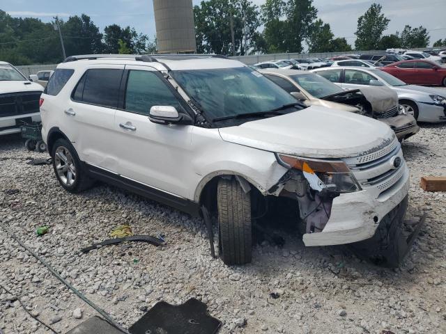 1FM5K7F98DGB52454 - 2013 FORD EXPLORER LIMITED თეთრი ფოტო 4