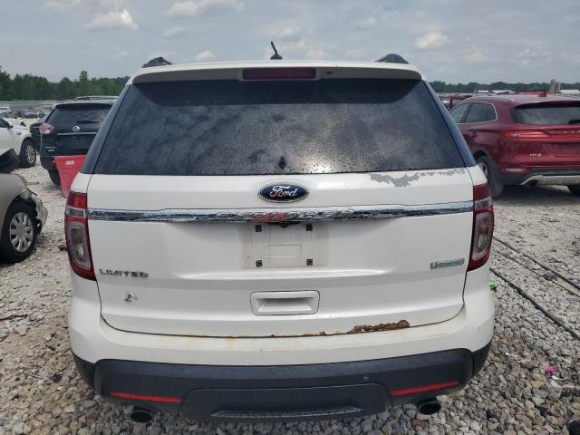 1FM5K7F98DGB52454 - 2013 FORD EXPLORER LIMITED თეთრი ფოტო 6