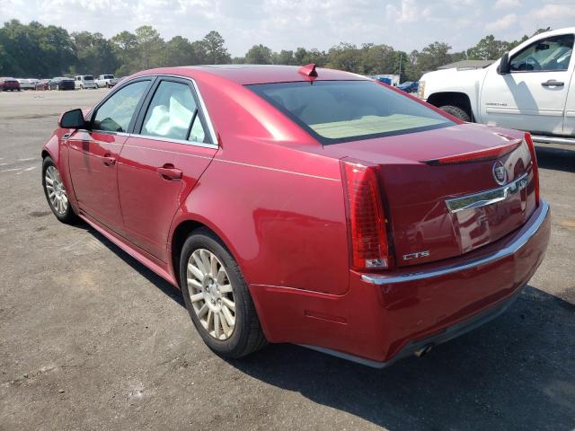 1G6DE5E51D0120743 - 2013 CADILLAC CTS LUXURY COLLECTION RED photo 2