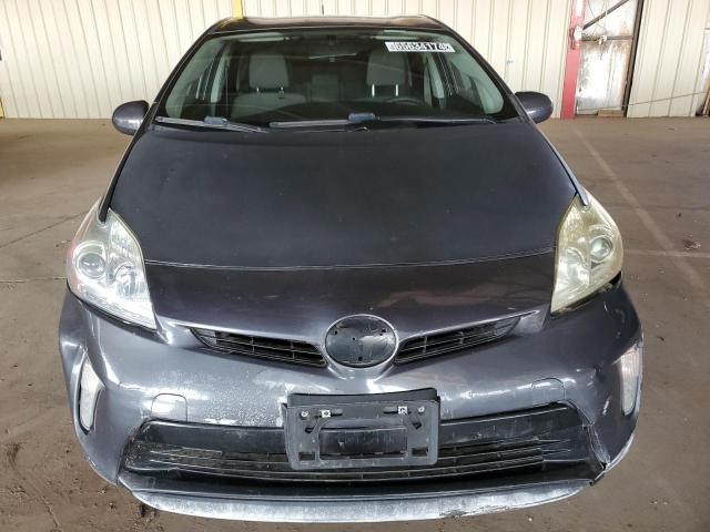 JTDKN3DU8F0475851 - 2015 TOYOTA PRIUS GRAY photo 5