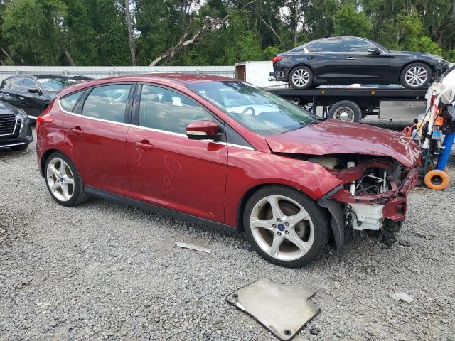 1FADP3N26EL268801 - 2014 FORD FOCUS TITANIUM RED photo 4