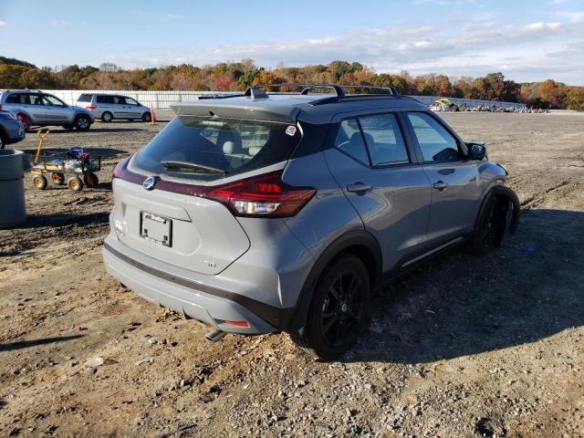 3N1CP5DV8ML548979 - 2021 NISSAN KICKS SR GRAY photo 4