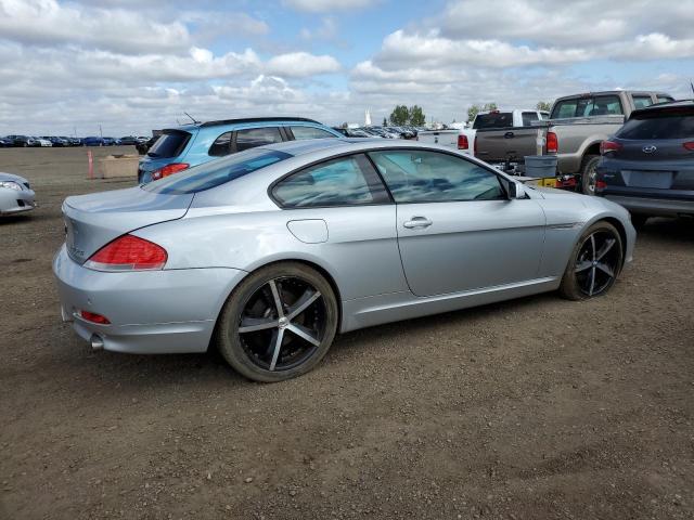 WBAEH73445B192991 - 2005 BMW 645 CI AUTOMATIC SILVER photo 3