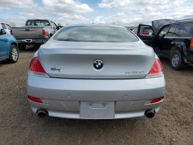 WBAEH73445B192991 - 2005 BMW 645 CI AUTOMATIC SILVER photo 6