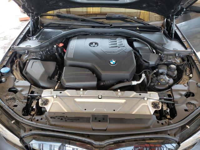 WBA5R1C5XKFH04814 - 2019 BMW 330I GRAY photo 11