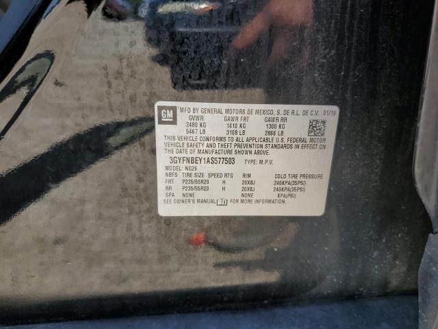 3GYFNBEY1AS577503 - 2010 CADILLAC SRX PERFORMANCE COLLECTION Siyah fotoğraf 13