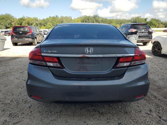 19XFB2F53DE094651 - 2013 HONDA CIVIC LX GRAY photo 6