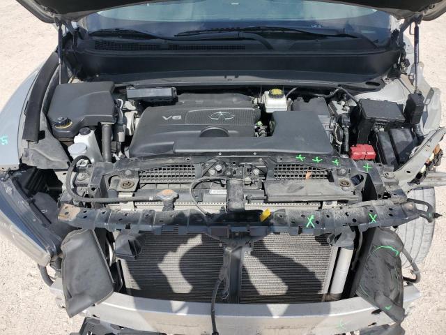 5N1DL0MN0HC550707 - 2017 INFINITI QX60 SILVER photo 12