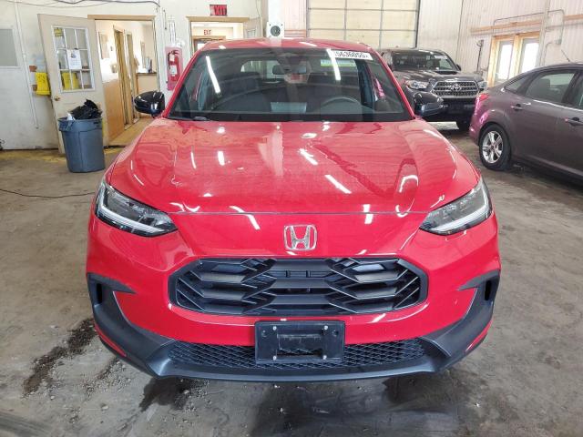 3CZRZ2H52SM708009 - 2025 HONDA HR-V SPORT RED photo 5