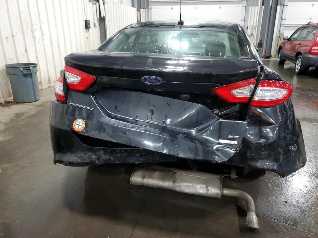 3FA6P0HD3ER175725 - 2014 FORD FUSION SE BLACK photo 6