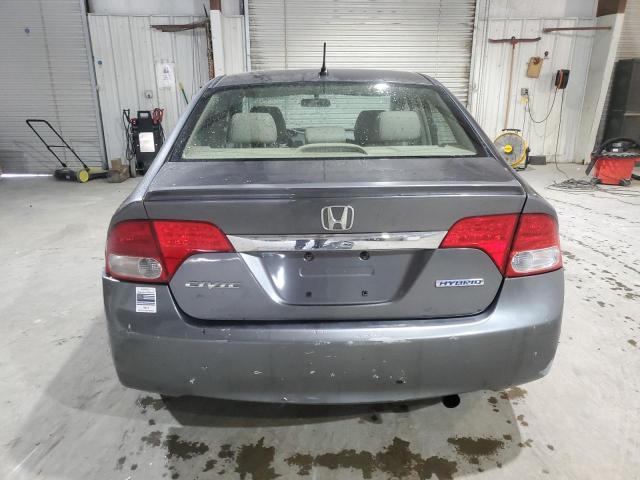 JHMFA3F24BS000543 - 2011 HONDA CIVIC HYBRID رمادي صورة 6