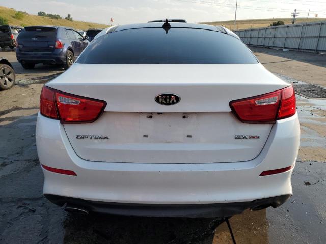 5XXGN4A78FG513734 - 2015 KIA OPTIMA EX WHITE photo 6