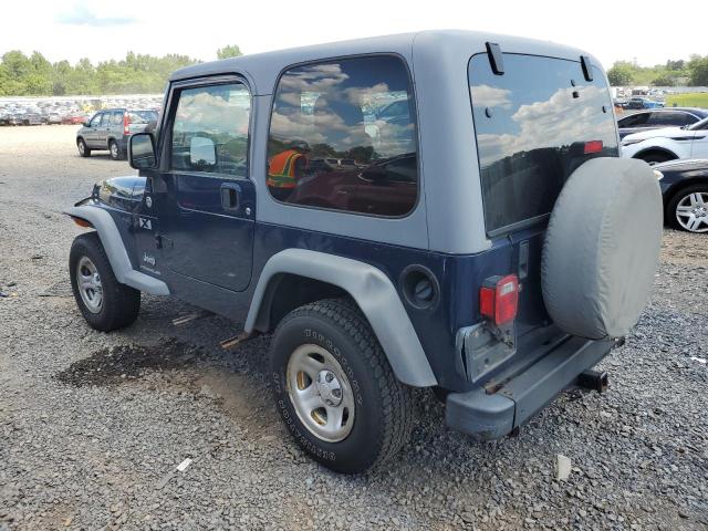 1J4FA39S25P303044 - 2005 JEEP WRANGLER X BLUE photo 2