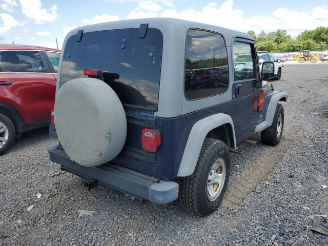 1J4FA39S25P303044 - 2005 JEEP WRANGLER X BLUE photo 3