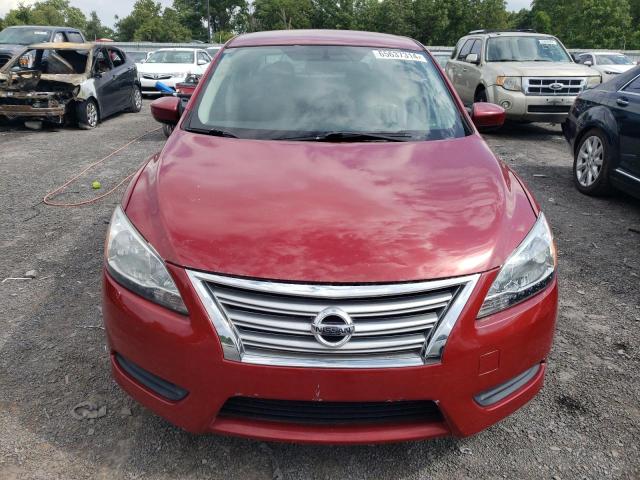 3N1AB7AP0DL621057 - 2013 NISSAN SENTRA S RED photo 5