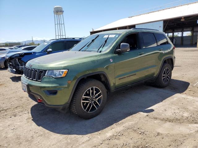 1C4RJFLG9KC774040 - 2019 JEEP GRAND CHER TRAILHAWK GREEN photo 1