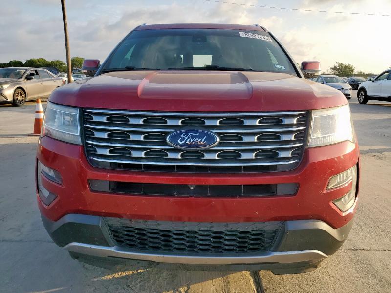 1FM5K7F83HGD49111 - 2017 FORD EXPLORER LIMITED 红色 照片 5