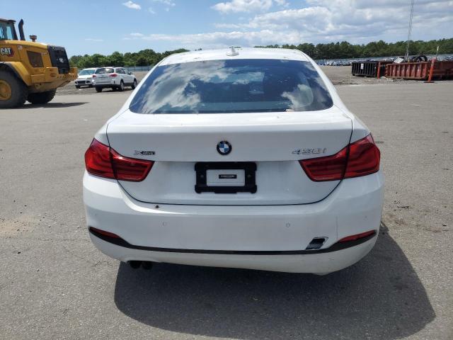 WBA4J3C54KBL06422 - 2019 BMW 430XI GRAN COUPE WHITE photo 6