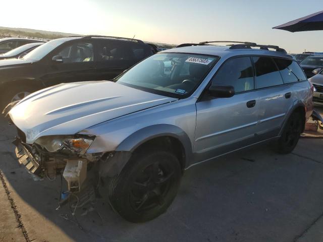 4S4BP61C777333972 - 2007 SUBARU LEGACY OUTBACK 2.5I SILVER photo 1