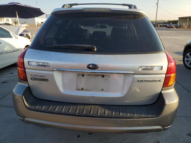 4S4BP61C777333972 - 2007 SUBARU LEGACY OUTBACK 2.5I SILVER photo 6