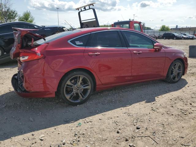 3FA6P0VP2HR212847 - 2017 FORD FUSION SPORT RED photo 3