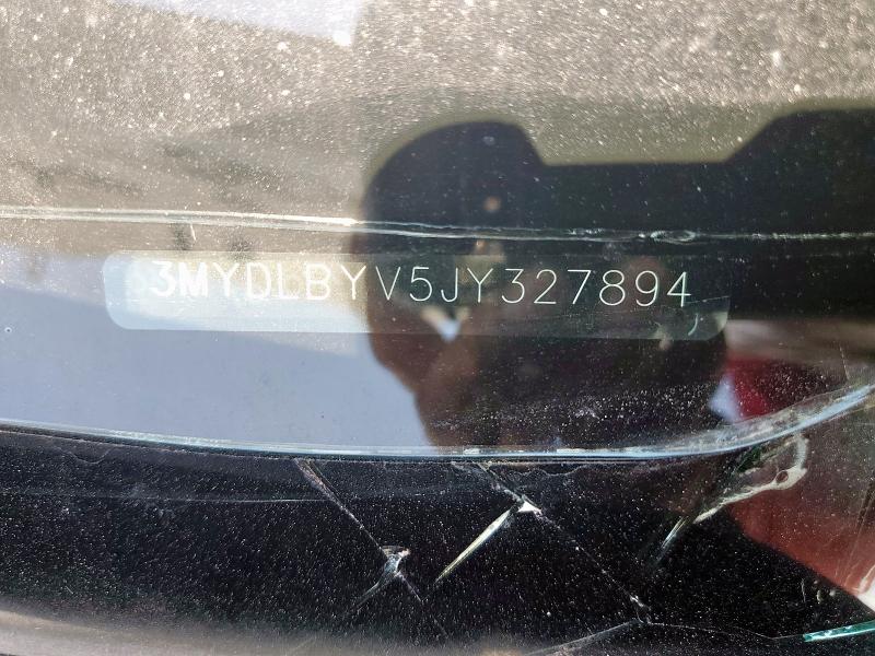 3MYDLBYV5JY327894 - 2018 TOYOTA YARIS IA ვერცხლისფერი ფოტო 12