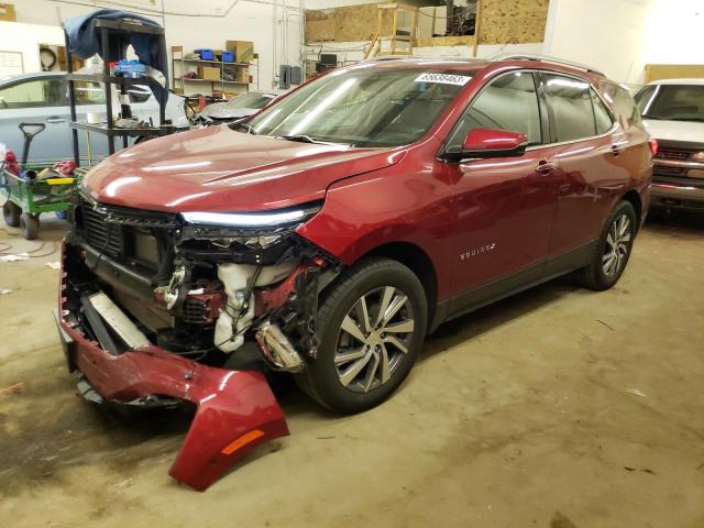 3GNAXXEV4NS106908 - 2022 CHEVROLET EQUINOX PREMIER BURGUNDY photo 1