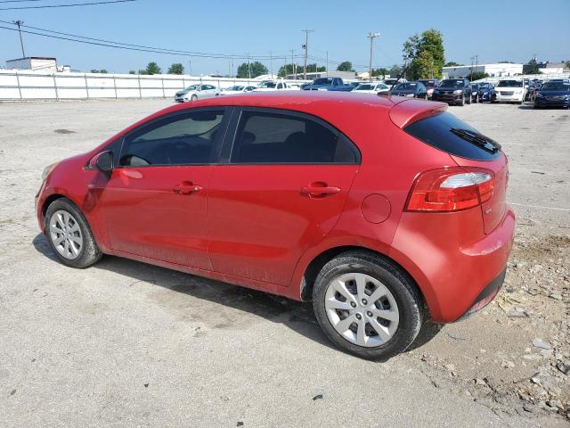 KNADM5A35D6152318 - 2013 KIA RIO LX RED photo 2