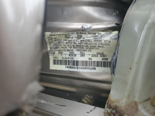 1N4BA41E55C800246 - 2005 NISSAN MAXIMA SE GOLD photo 13