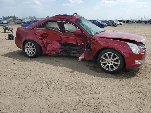 1G6DV57V780200082 - 2008 CADILLAC CTS HI FEATURE V6 RED photo 4