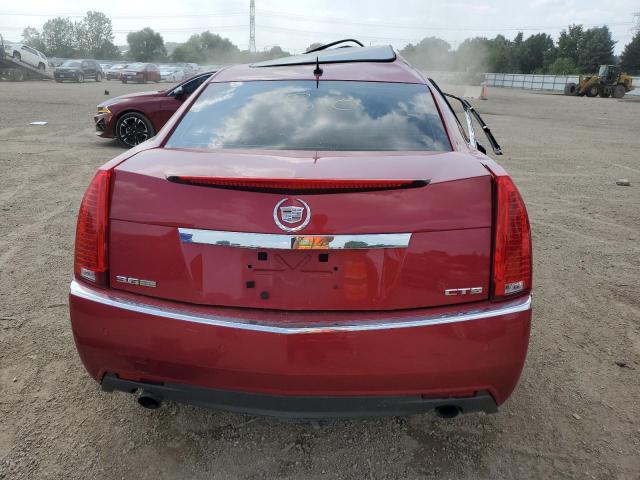 1G6DV57V780200082 - 2008 CADILLAC CTS HI FEATURE V6 RED photo 6