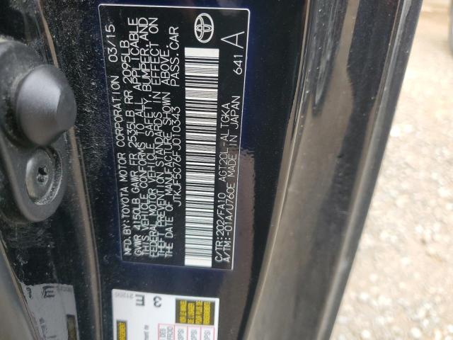 JTKJF5C76FJ010343 - 2015 TOYOTA SCION TC 黑色 照片 13