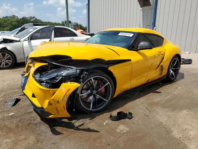 WZ1DB0C02MW037756 - 2021 TOYOTA SUPRA BASE YELLOW photo 1