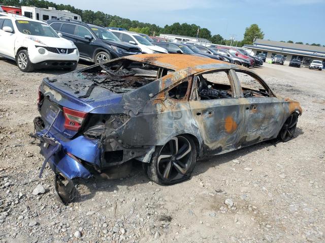 1HGCV1F32KA021680 - 2019 HONDA ACCORD SPORT BLUE photo 3