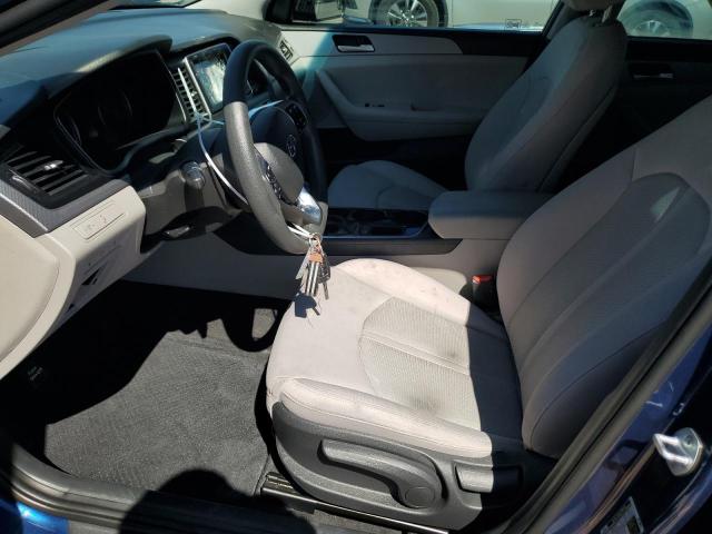 5NPE24AF4KH794355 - 2019 HYUNDAI SONATA SE ლურჯი ფოტო 7