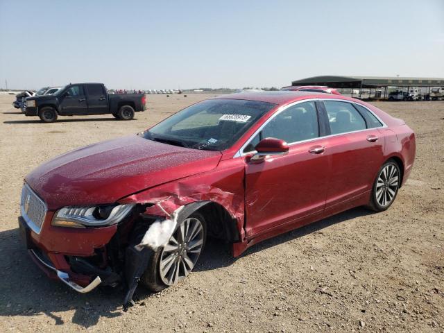 3LN6L5E94HR660510 - 2017 LINCOLN MKZ RESERVE წითელი ფოტო 1