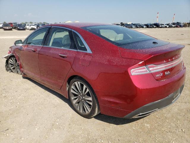 3LN6L5E94HR660510 - 2017 LINCOLN MKZ RESERVE წითელი ფოტო 2