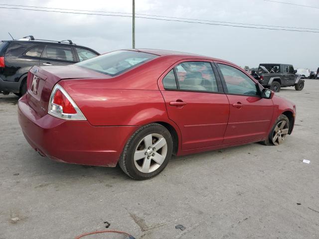 3FAFP07166R229950 - 2006 FORD FUSION SE RED photo 3