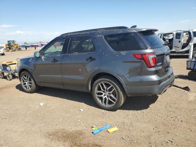 1FM5K8GT7HGE26569 - 2017 FORD EXPLORER SPORT გრაფიტი ფოტო 2