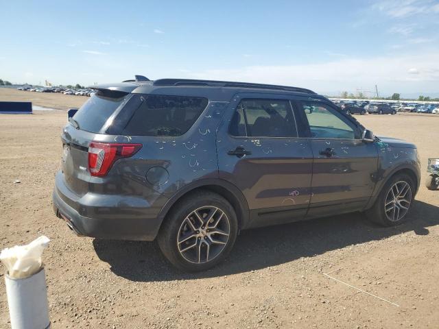 1FM5K8GT7HGE26569 - 2017 FORD EXPLORER SPORT გრაფიტი ფოტო 3