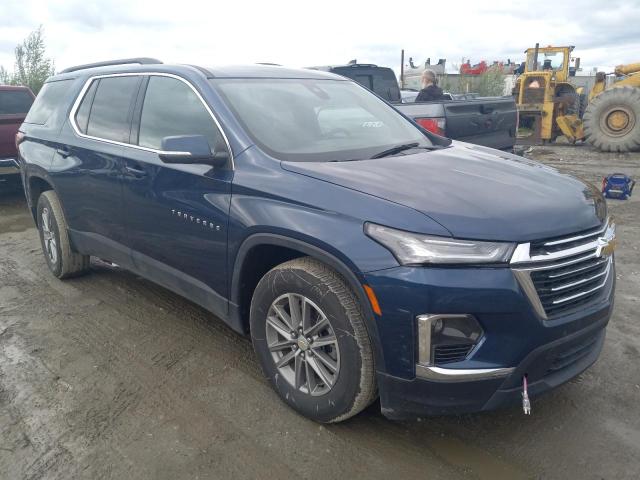 1GNEVHKW7PJ220478 - 2023 CHEVROLET TRAVERSE LT BLUE photo 4