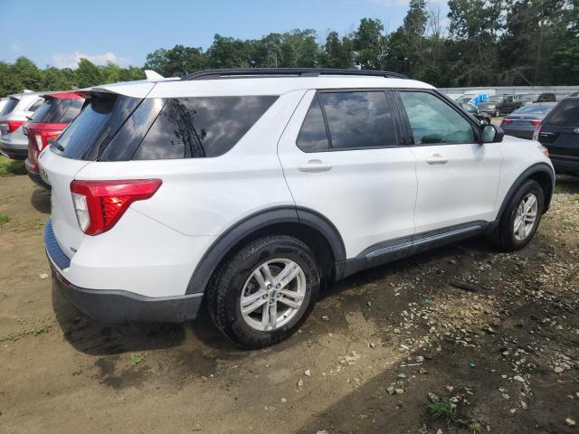 1FMSK8DH4LGB51903 - 2020 FORD EXPLORER XLT თეთრი ფოტო 3