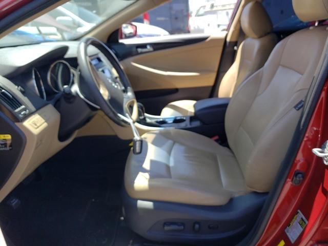 5NPEC4AC8CH375932 - 2012 HYUNDAI SONATA SE RED photo 7